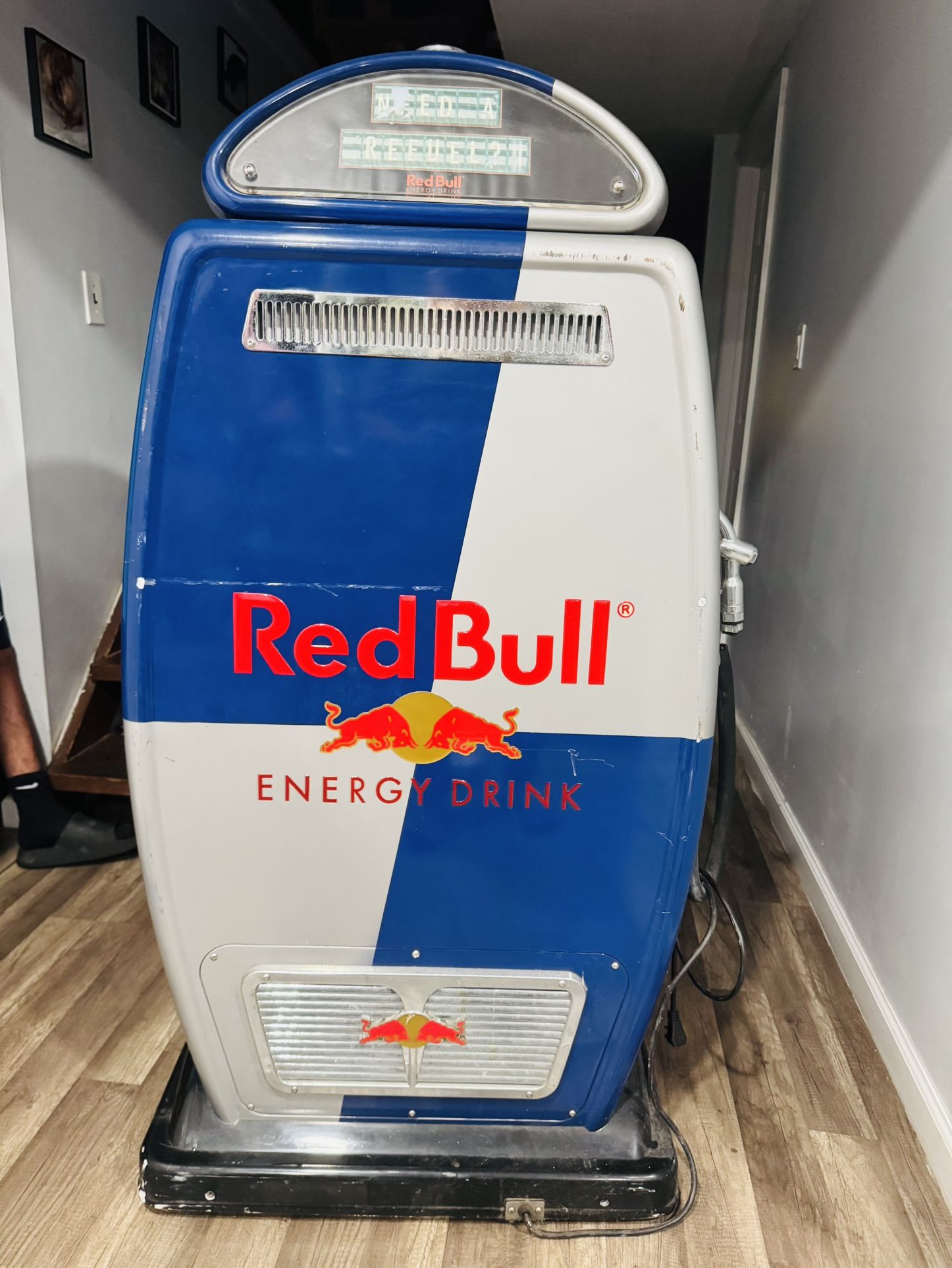 Vintage Red Bull Refrigerator