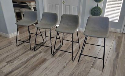 Four counter Height bar stools