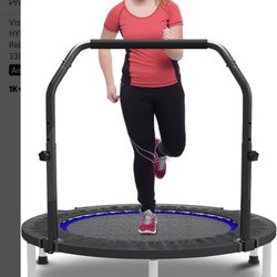 40’ Trampoline With Adjustable Bar