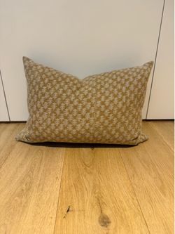 Designer Lumbar Pillow - Mustard Yellow