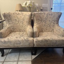 Elegant Accent Chairs Set of 2