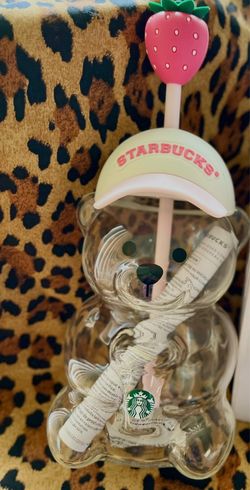 ⭐️ Starbucks BEARista  Glass Cup💫