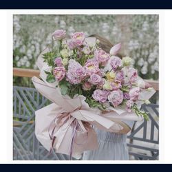 Korean Style Flower Wrapping Paper Floral Bouquet Gift Packaging Supplies Multi Colors 20 Count
