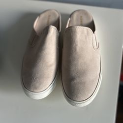 Faux-Suede Mule Slip-On Sneakers for Women