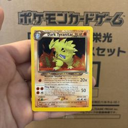 Dark Tyranitar NM w Swirl 
