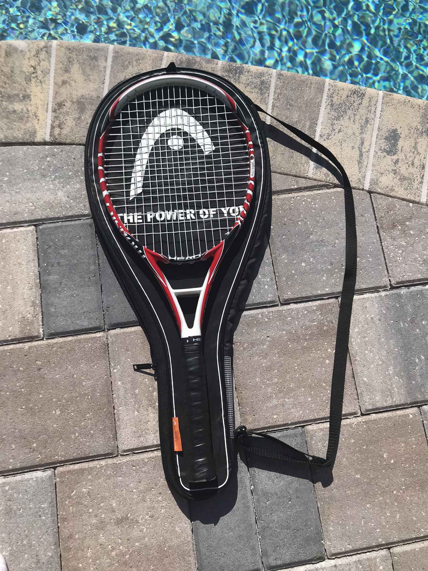 Head Microgel Monster Tennis Racquet - Grip Size 4-3/8” 110 face with bag
