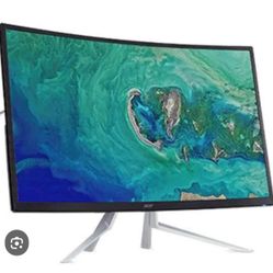 acer 31.5 curved monitor et322qr