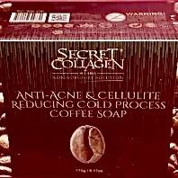 Secret Collagen Cold Process Coffee Soap Bar 