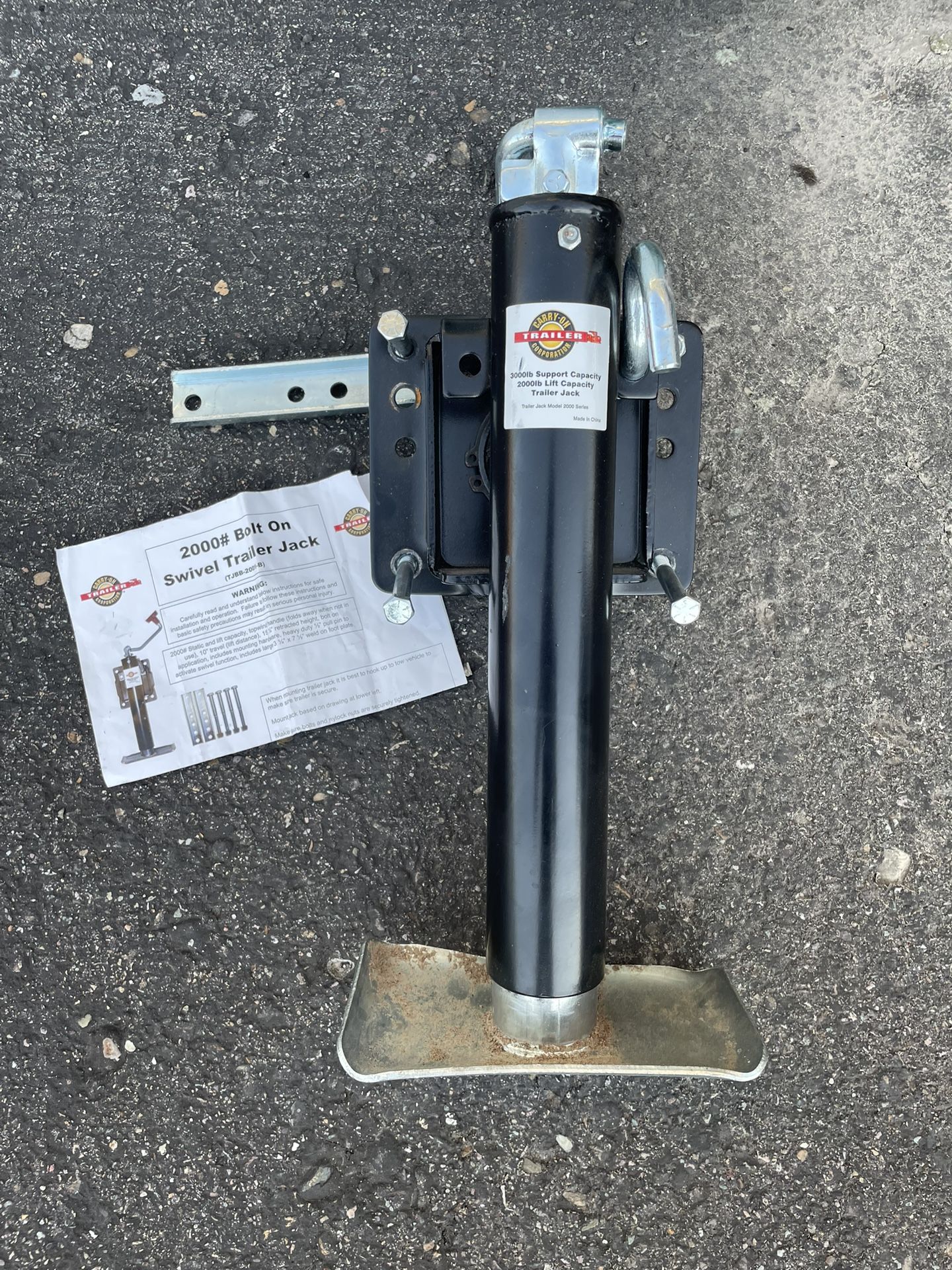 Trailer jack 2001 Model