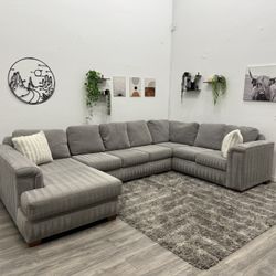 Gray Sectional Couch - Free Delivery 