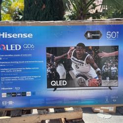 50” Hisense smart 4k Qled hdr tv