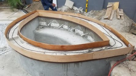 Finish concrete..