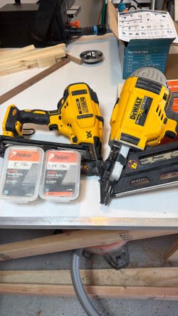 Dewalt nail guns  20 volt