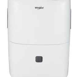 Whirlpool 50 Pt. 4,500 Sq. ft. Dehumidifier in White - Automatic Shut-off, Bucket Full Indicator