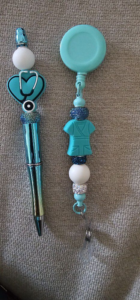 Bead Pens and Badges 