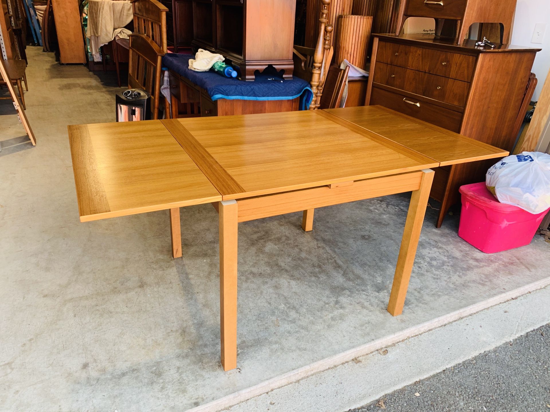 Beautiful Ansager Mobler Mid Century Danish Modern Teak Dining Extension Table