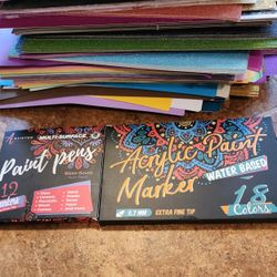 High quality paint pens. Have been used once or twice. Some not at all.