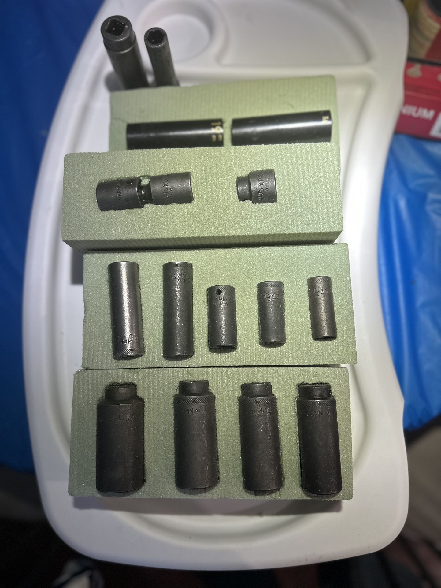 Mac, Matco and snapon sockets