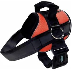 Brand new no pull dog harness - size: Small, color: orange