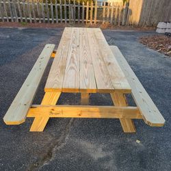 8' Fully Pressure Treated Picnic Table 