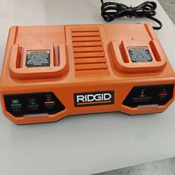 Ridgid Double Fast Charger New