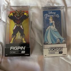All might And Cinderella Figpin