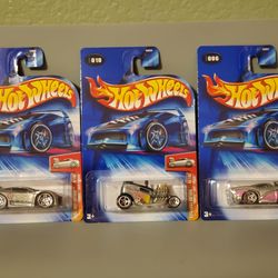 Hot Wheels 2004 First Edition Zamac Variant Lot of Six