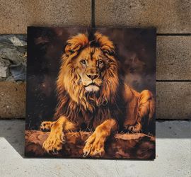 Canvas painting - Lion - 20Lx20Wx1D