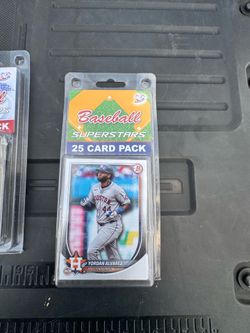 Baseball Card Bundle – 3 Sealed Superstars Packs – $15