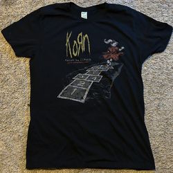 Korn Follow the Leader t-shirt (Black, Pacific Size: Large)