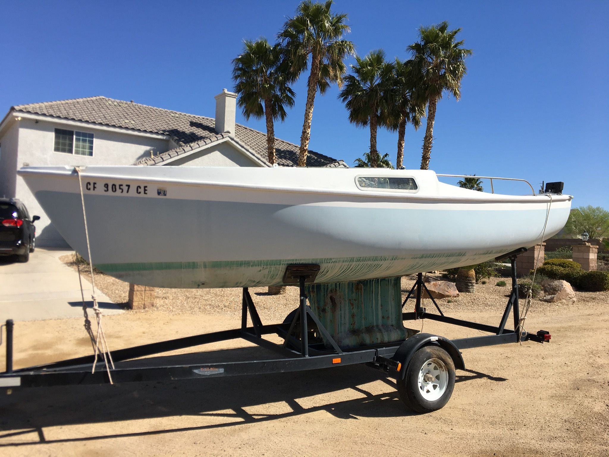 Cal 20 Sailboat With Trailer