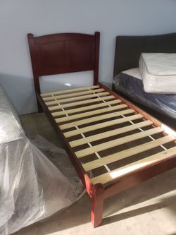Twin bed frame $125