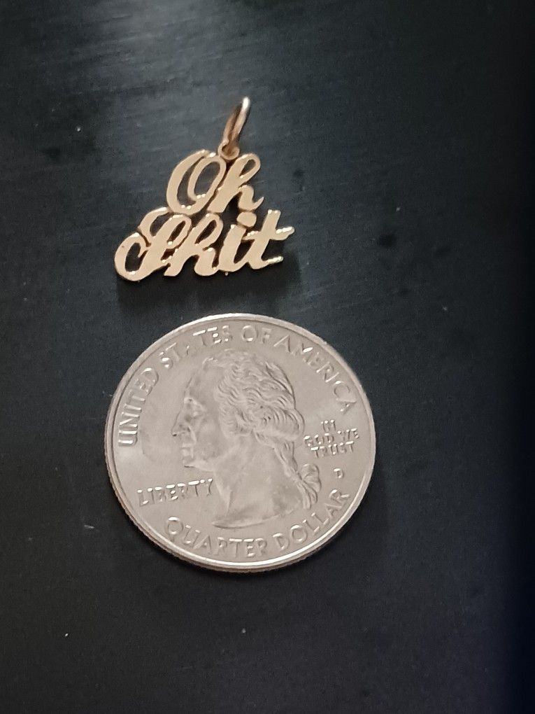 14k Gold Pendant $65