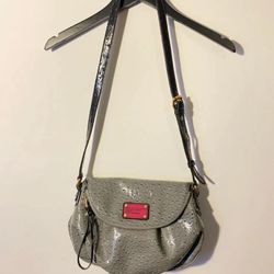 Marc Jacobs Classic Jellybird Natasha Pebbled Medium Flap Crossbody Bag 