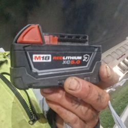 M18 Redlithium Xc 5.0 Slightly Used Battery