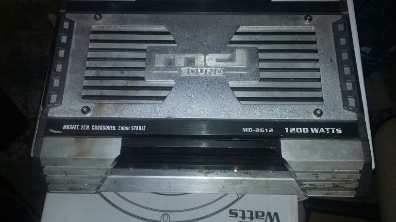 MD SOUND 1200 watt amp