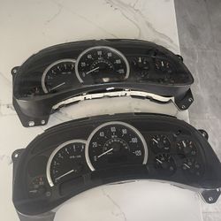 Two Speedometer Clusters 2002-2006 Escalade