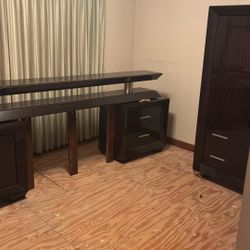 Free High Gloss Bedroom Set Modern Mid C