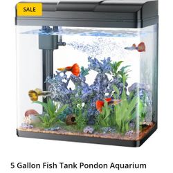 5G Fish Tank Pondon Aquarium 