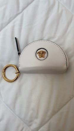White and gold Versace Pouch