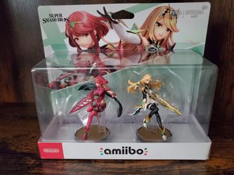 Pyra & Mythra Amiibo Nintendo Xenoblade Chronicles Super Smash Bros