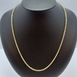 10K Gold Rope Chain. 
