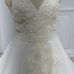 Sareh Nouri Embroidered Beaded Wedding Gown