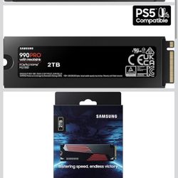 ***Samsung 990 pro With Heat sink 2TB SSD For PS5***