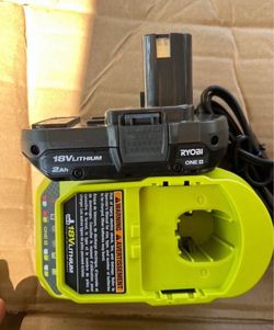 Ryobi 18V battery and charger
