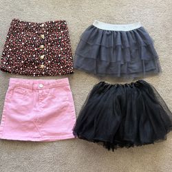 Size 4/4T Girls Skirts