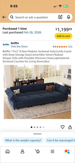 Sectional couch