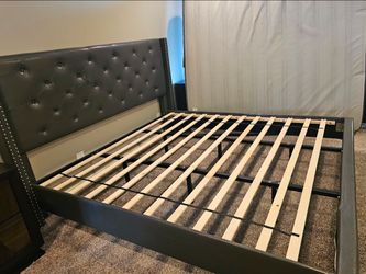 King Size Tufted Bed Frame