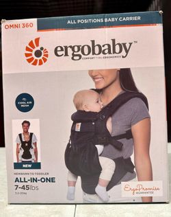 Ergobaby Omni 360 Mesh Baby Carrier Onyx Black