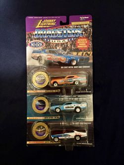 Johnny Lightning Dragsters, Car Matches Card Art